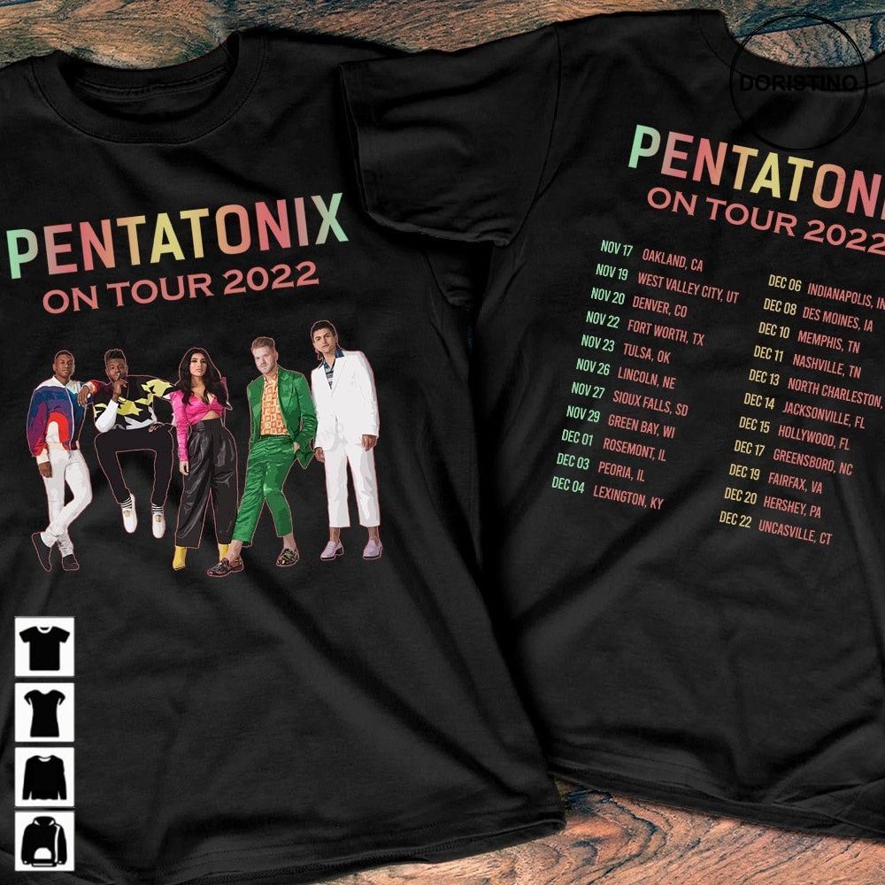 New Pentatonix On Tour 2022 Pentatonix A Christmas Spectacular Tour 2022 Music Tour 2022 Tour Christmas Gifts Awesome Shirts