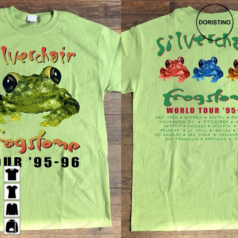 Silverchair Frogstomp World Tour 95-96 Silverchair Frogstomp Tour 95-96 90s Silverchair Rock Tour 1995 Tee Trending Style