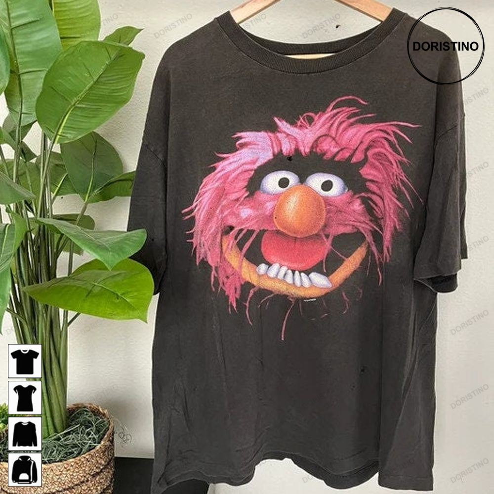 Vintage Distressed 90s The Animal The Muppets Movie Awesome Shirts