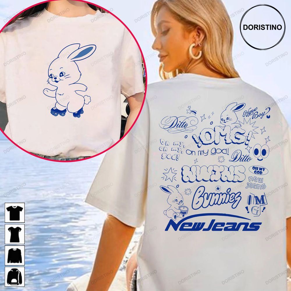 Vintage Newjeans Newjeans Ditto Newjeans Member Hanni Danielle Minji Hyein Haerin Limited Edition T-shirts