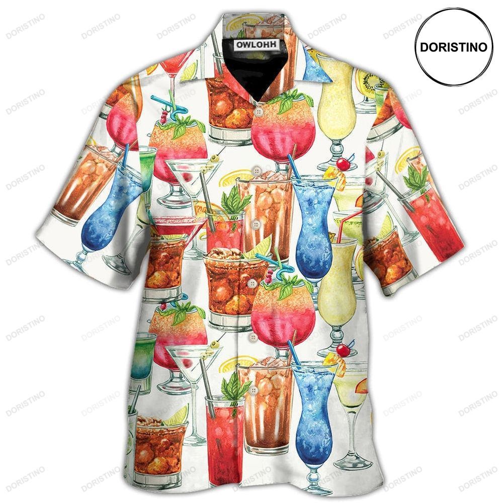 Cocktail Packed Born To Drink Limited Edition Hawaiian Shirt