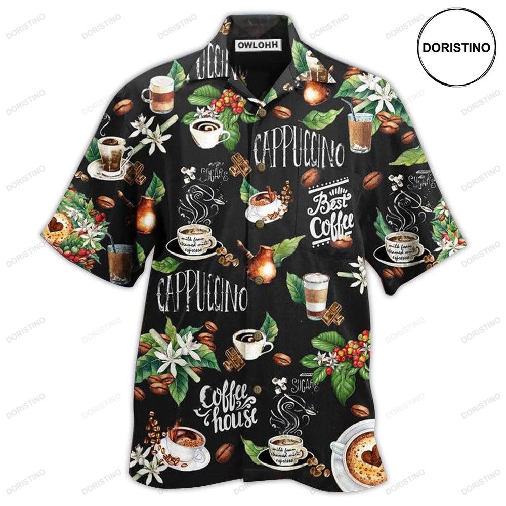 Coffee I Love Coffee Leaf Hawaiian Shirt