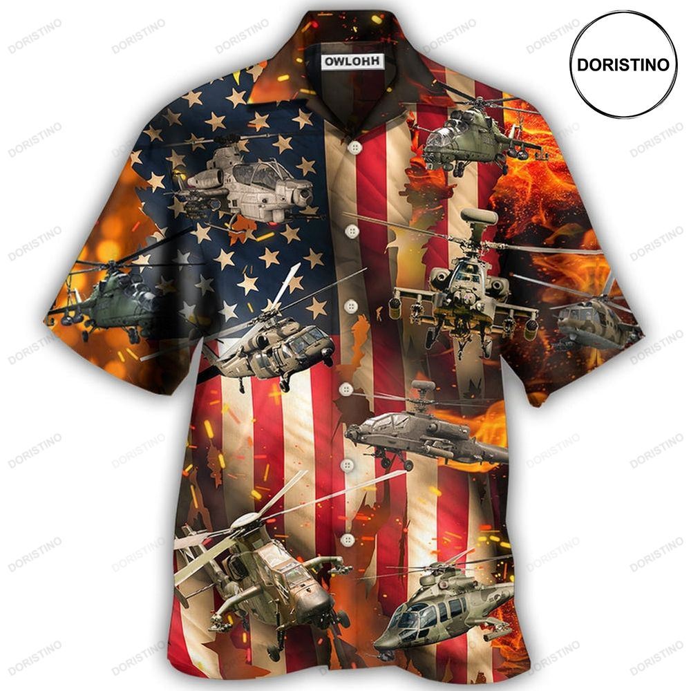 Combat Aircraft Us Army Hawaiian Shirt