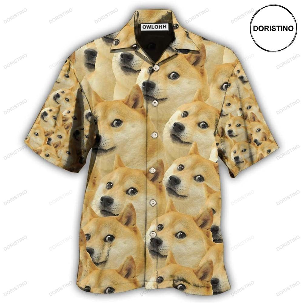 Corgi Meme Funny Hawaiian Shirt