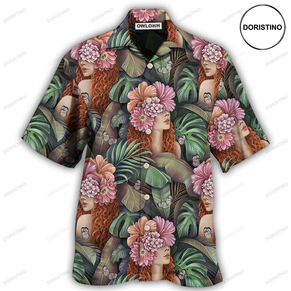 Country Girl Tropical Leaf Awesome Hawaiian Shirt