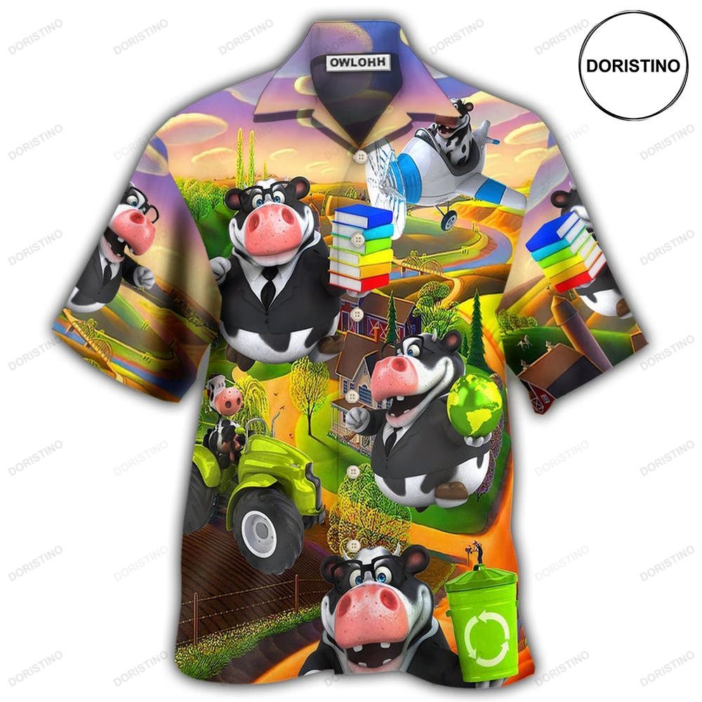 Cow Agricultural Teacher Hawaiian Shirt