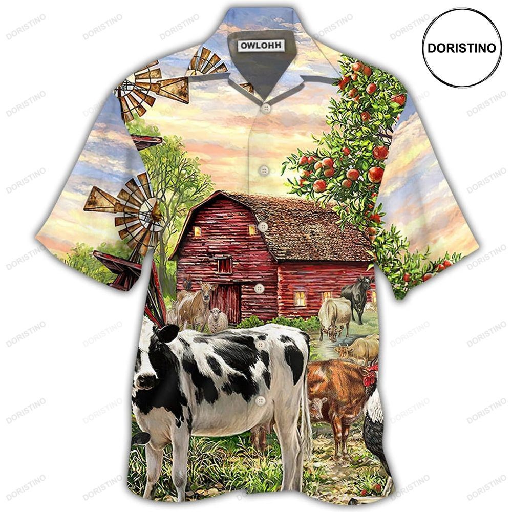 Cow Farm Peaceful Life Limited Edition Hawaiian Shirt
