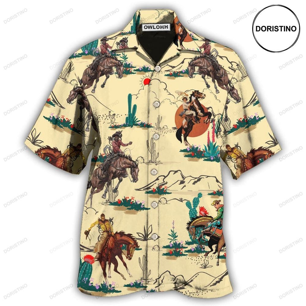 Cowboy Loves Desert Cool Awesome Hawaiian Shirt