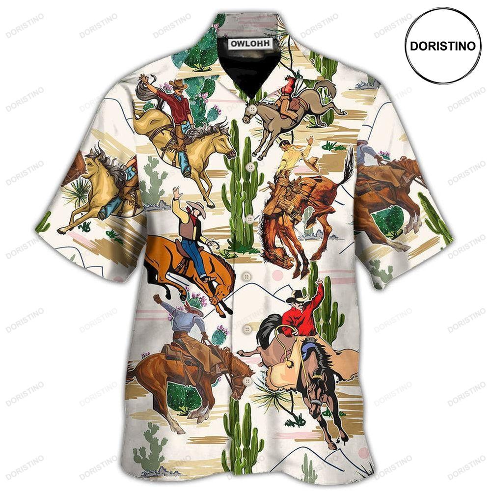Cowboy Western Desert And Cactus Tropical Limited Edition Hawaiian Shirt