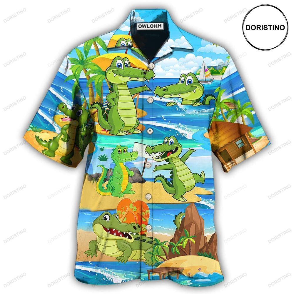 Crocodile Love Life Funny Limited Edition Hawaiian Shirt