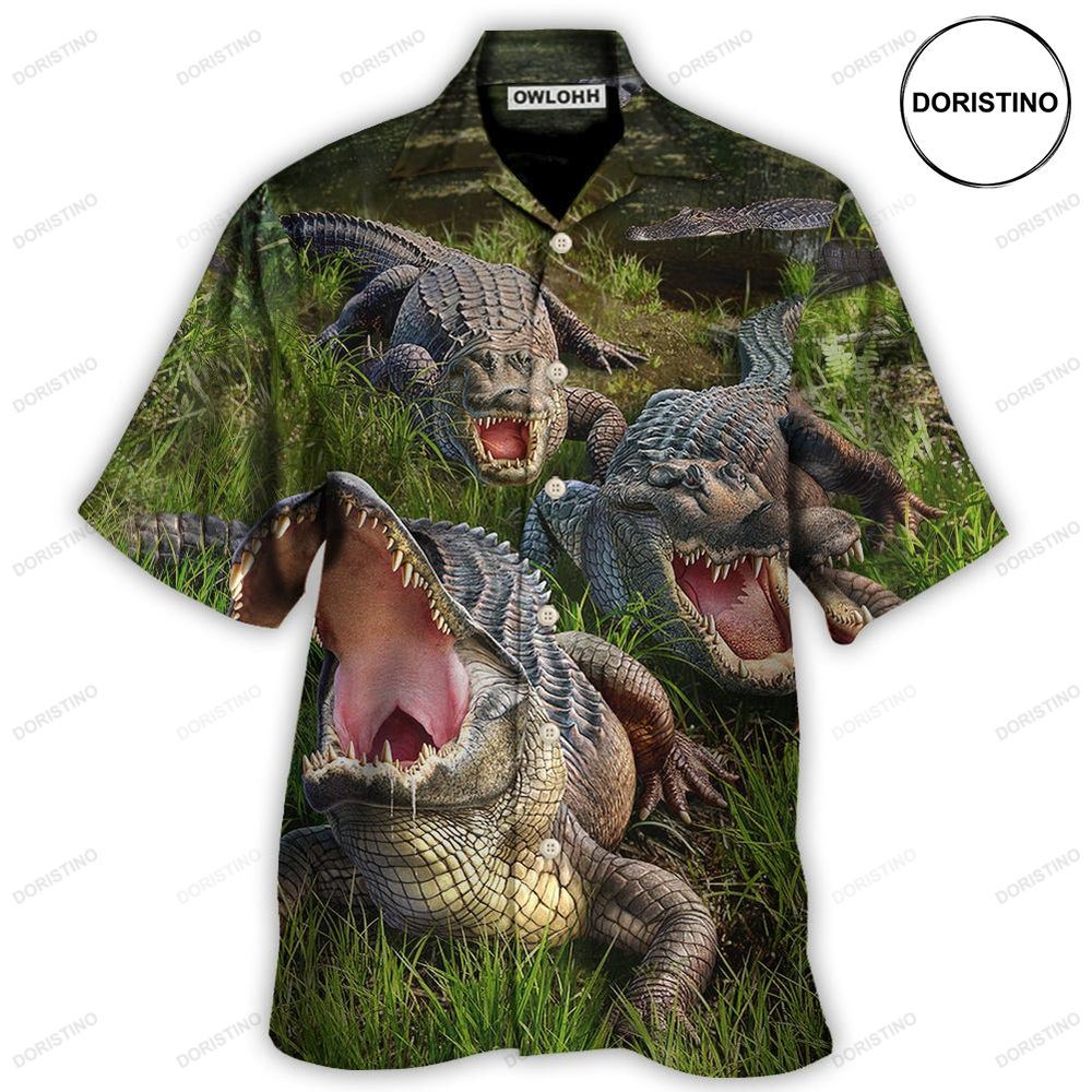 Crocodile The Crocodile Cannot Turn Its Head Limited Edition Hawaiian Shirt