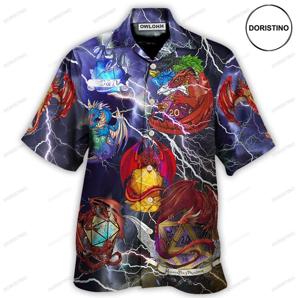 D20 Dragon Thunder Limited Edition Hawaiian Shirt