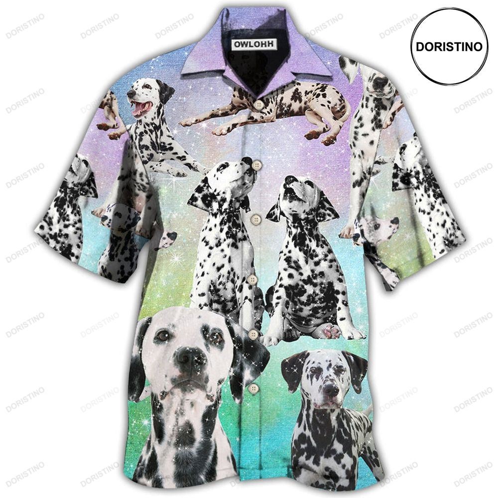 Dalmatian Dog Galaxy Lovely Hawaiian Shirt