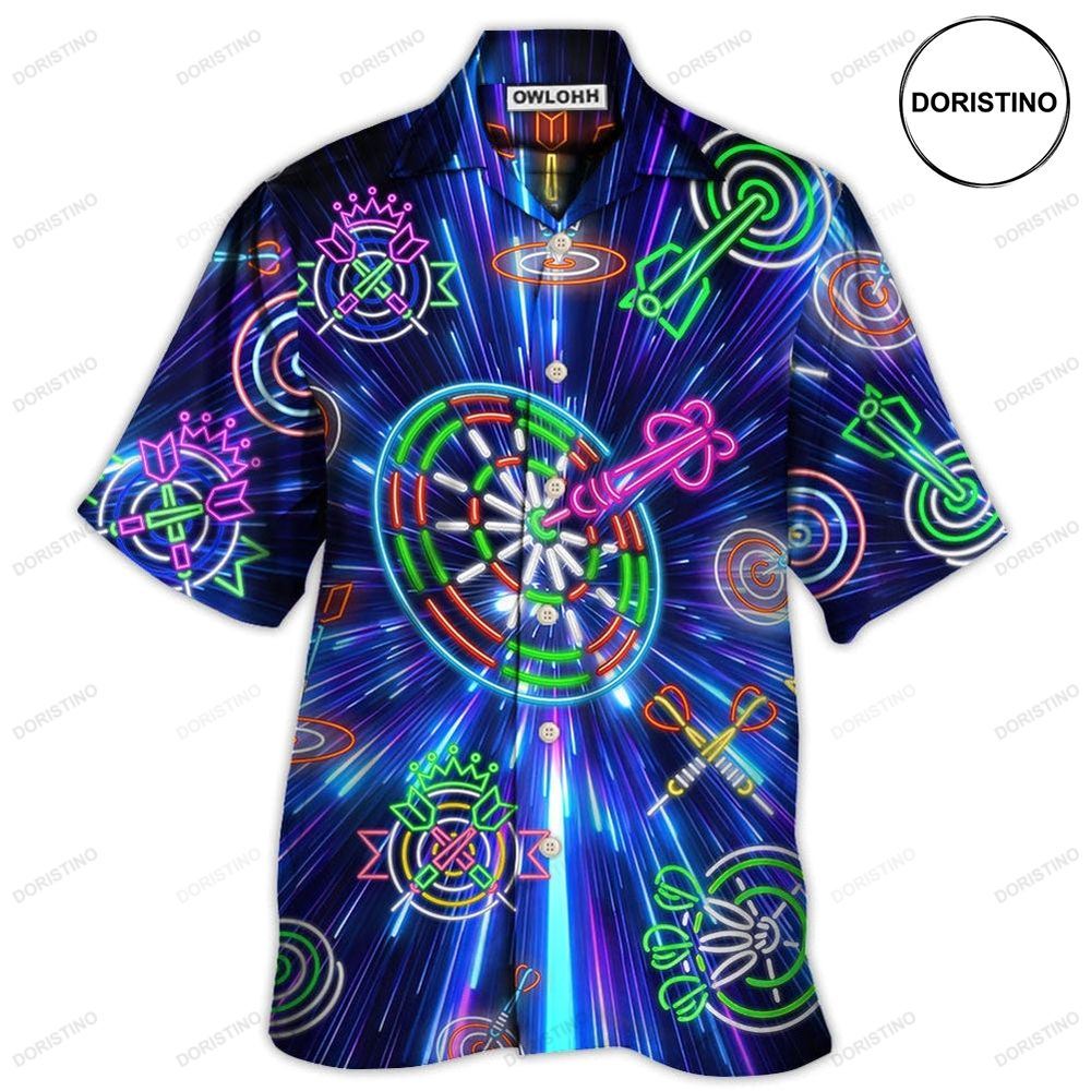 Dart Neon Light Sign Awesome Hawaiian Shirt