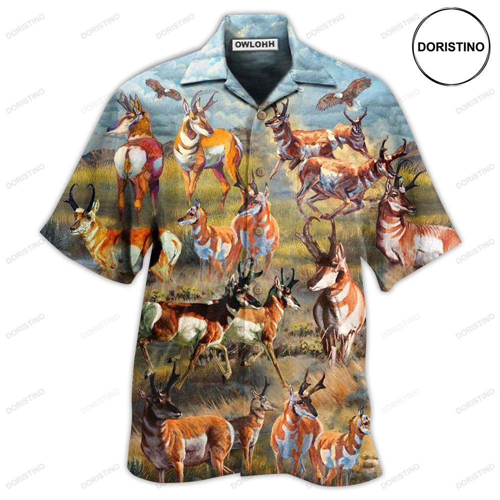 Deer Buck Deer On The Field Limited Edition Hawaiian Shirt