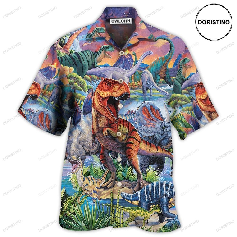 Dinosaur Big World Amazing Hawaiian Shirt