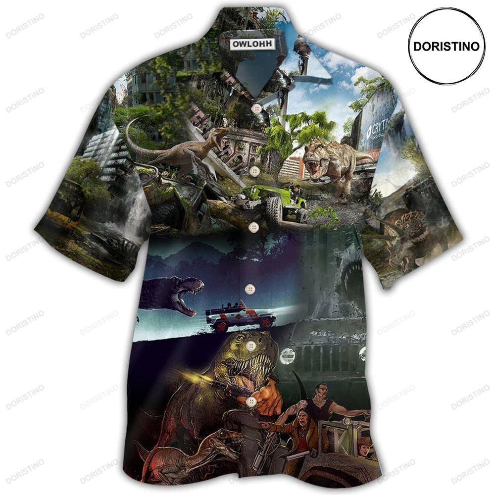 Dinosaur Jeep Strong Limited Edition Hawaiian Shirt