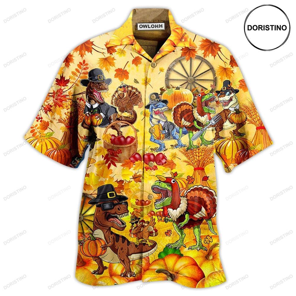 Dinosaur Lovely Autumn Limited Edition Hawaiian Shirt