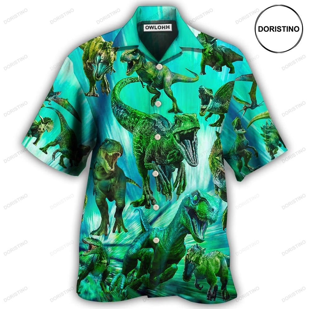 Dinosaur Running Cool Limited Edition Hawaiian Shirt