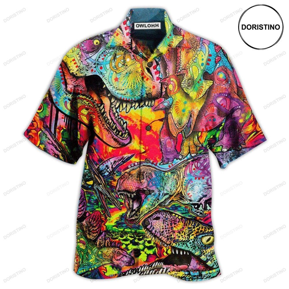 Dinosaur Wonderful World Awesome Hawaiian Shirt