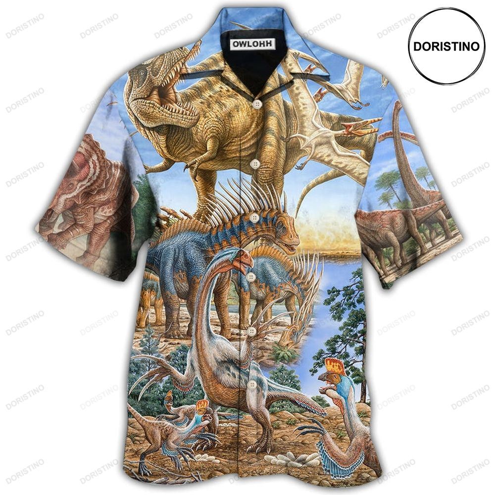Dinosaur World Art Limited Edition Hawaiian Shirt