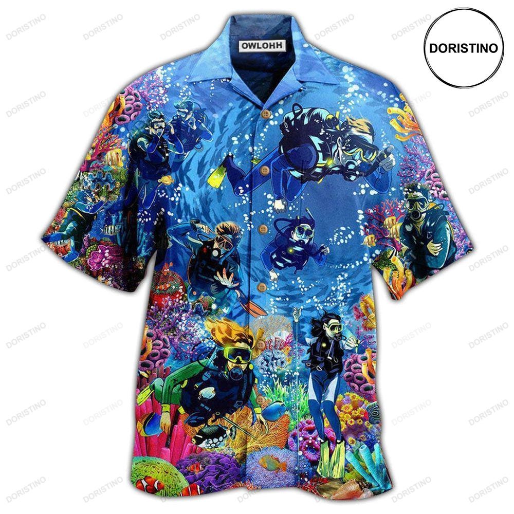 Diving Ocean Everything Will Kill You So Choose Something Limited Edition Hawaiian Shirt
