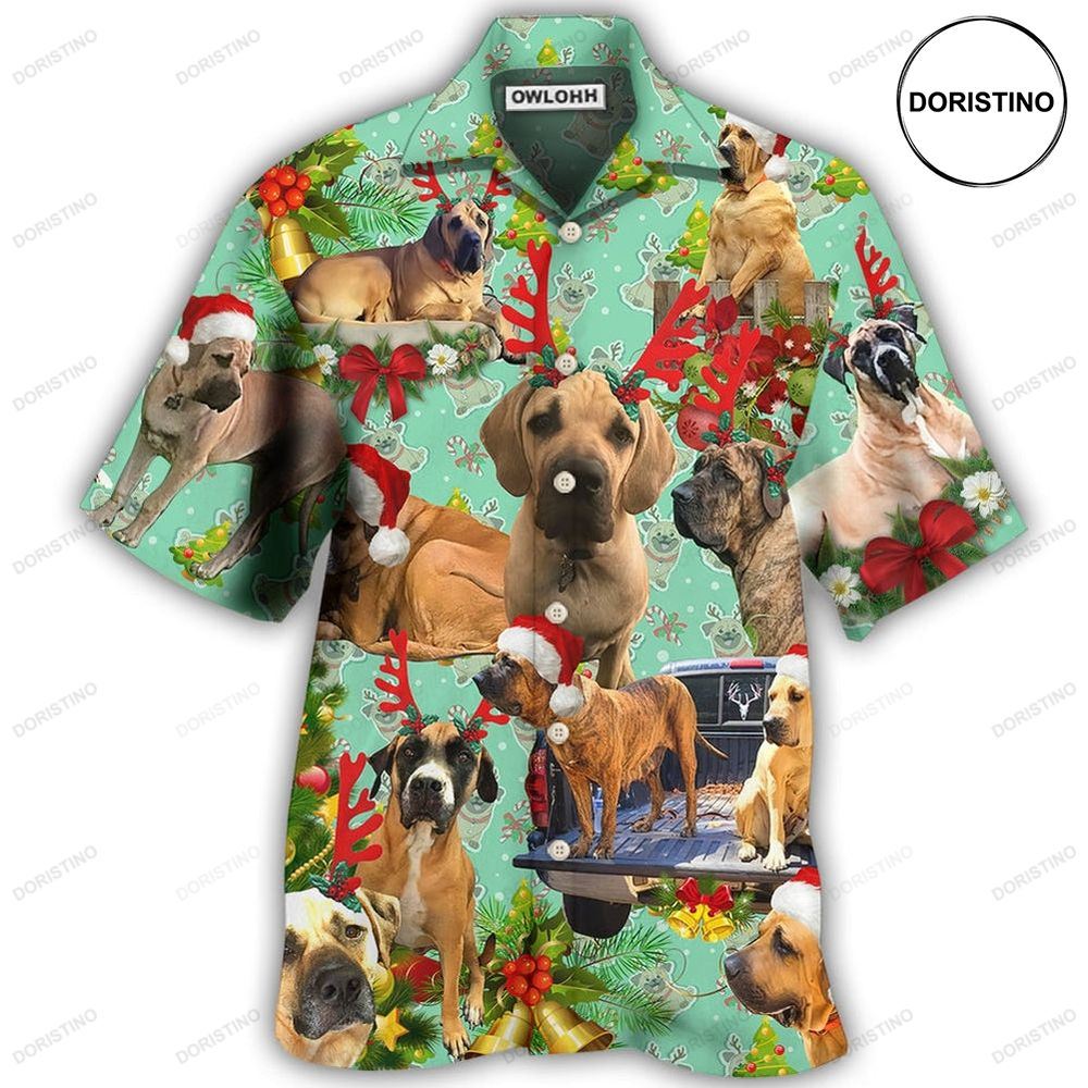 Dog Cute Dogs Merry Christmas Limited Edition Hawaiian Shirt