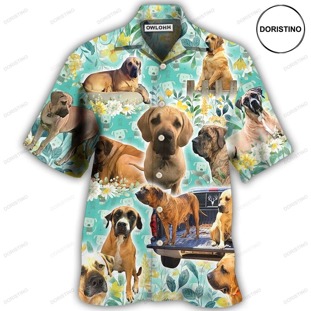 Dog Love Dog Floral Limited Edition Hawaiian Shirt