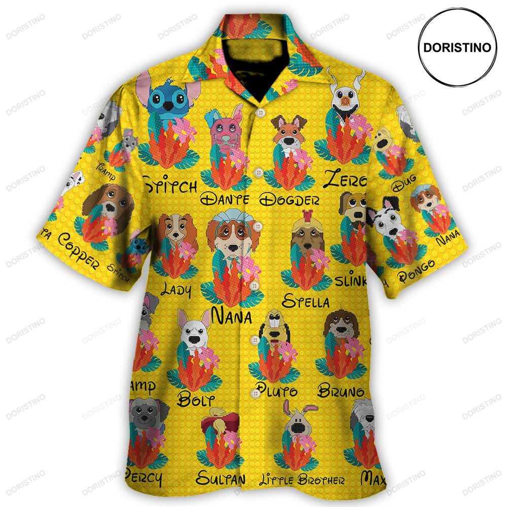 Dog Of Dn Funny Dog Tropical Floral Lego Lovers Dog Limited Edition Hawaiian Shirt