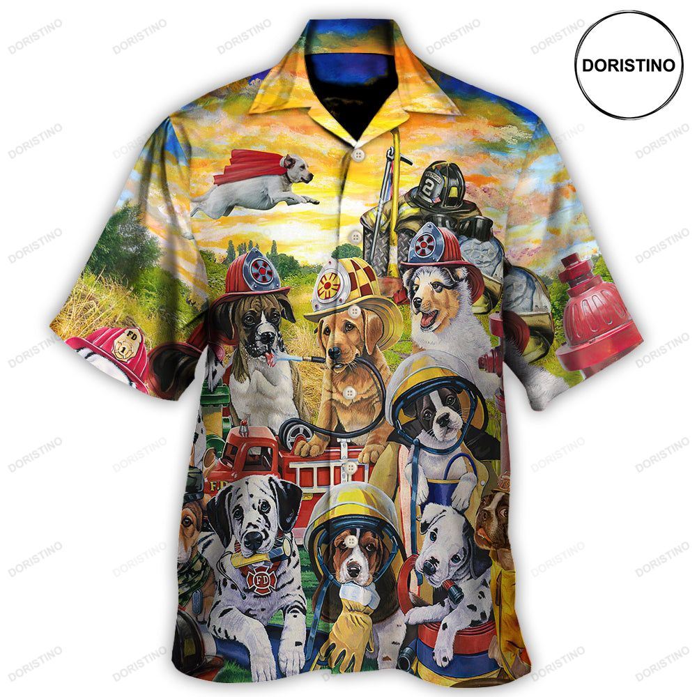 Dog Rescue Hero Helpers Rescued Is My Favorite Breed Limited Edition Hawaiian Shirt