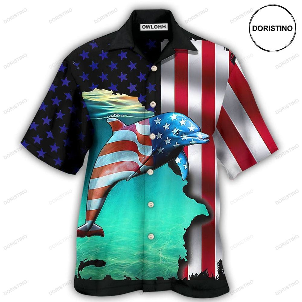Dolphin Independence Day Limited Edition Hawaiian Shirt