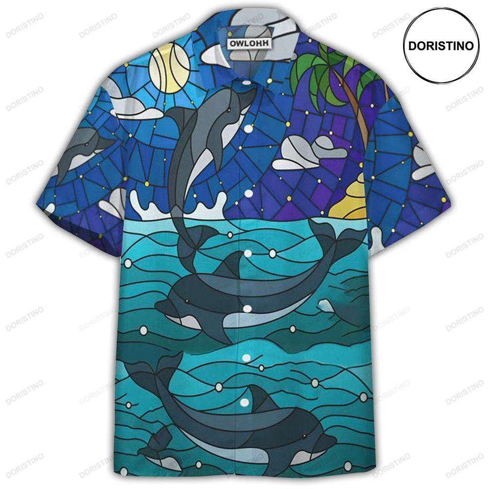 Dolphin Ocean Biology Into The Sea Limited Edition Hawaiian Shirt
