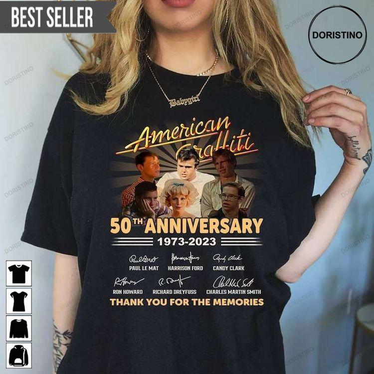 American Graffiti 50th Anniversary Short Sleeve Doristino Limited Edition T-shirts