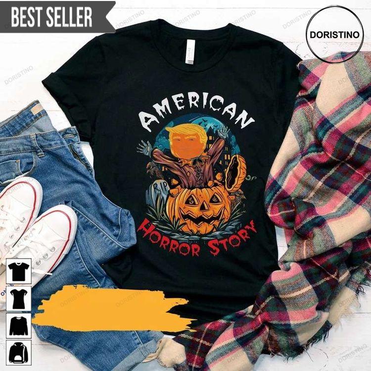 American Horror Story Donald Trump Pumpkin Halloween Doristino Limited Edition T-shirts