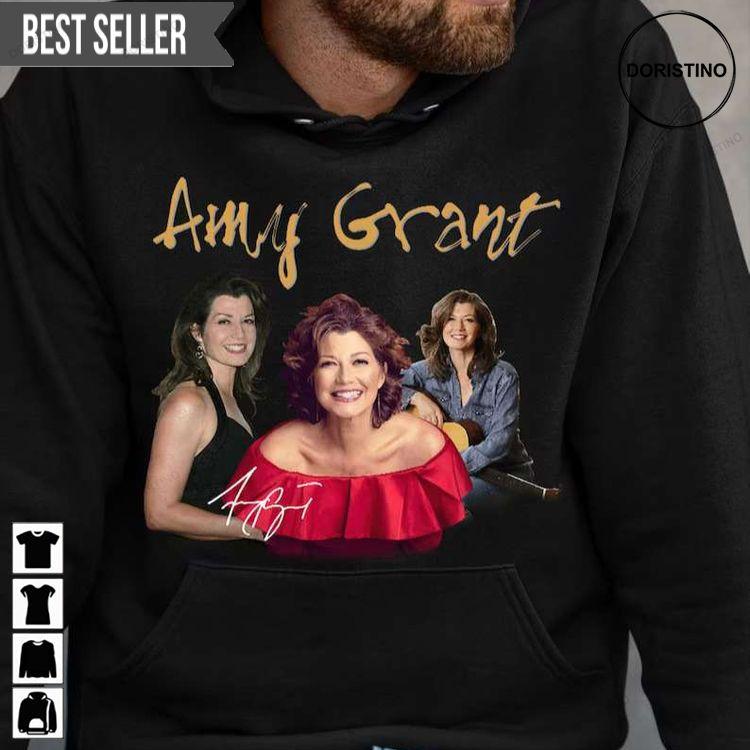 Amy Grant American Singer Signature For Men And Women Doristino Limited Edition T-shirts