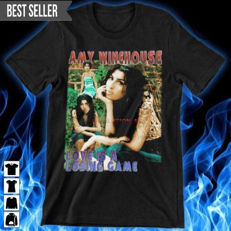 Amy Winehouse Vintage 90s Unisex Doristino Limited Edition T-shirts