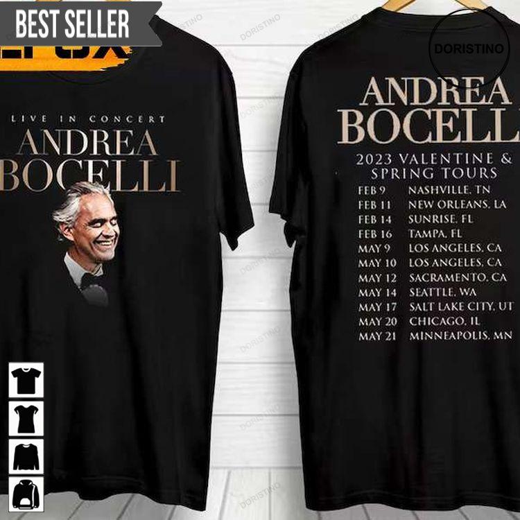 Andrea Bocelli 2023 Valentine And Spring Tour Dates Doristino Trending Style