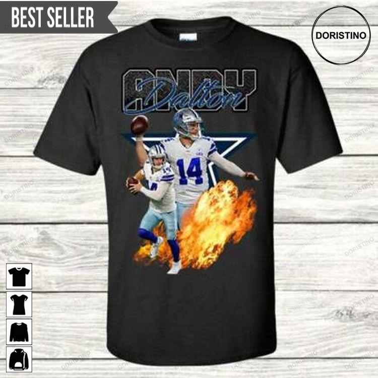 Andy Dalton Dallas Cowboys Nfl Quarterback Unisex Doristino Limited Edition T-shirts