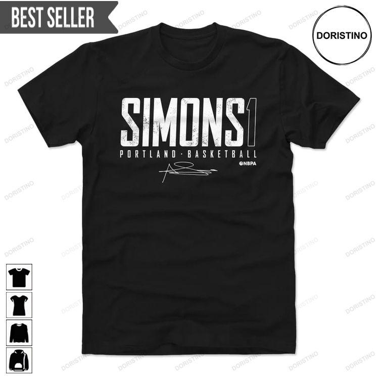 Anfernee Simons Portland Elite Doristino Limited Edition T-shirts