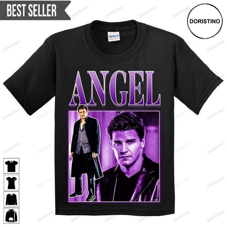 Angel The Vampire Slayer Vintage Black Doristino Awesome Shirts