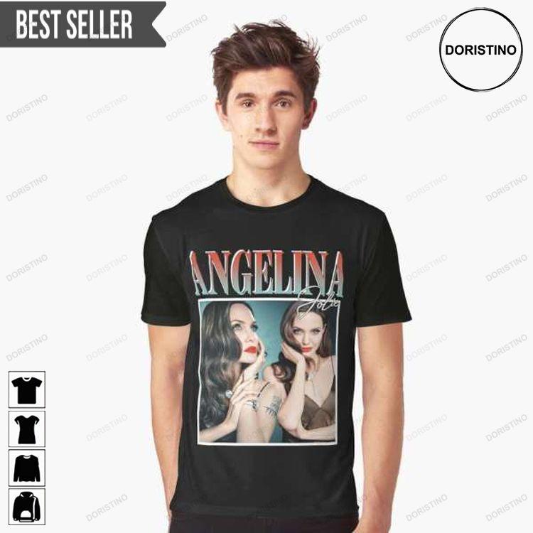 Angelina Jolie Film Actor Ver 2 Doristino Limited Edition T-shirts