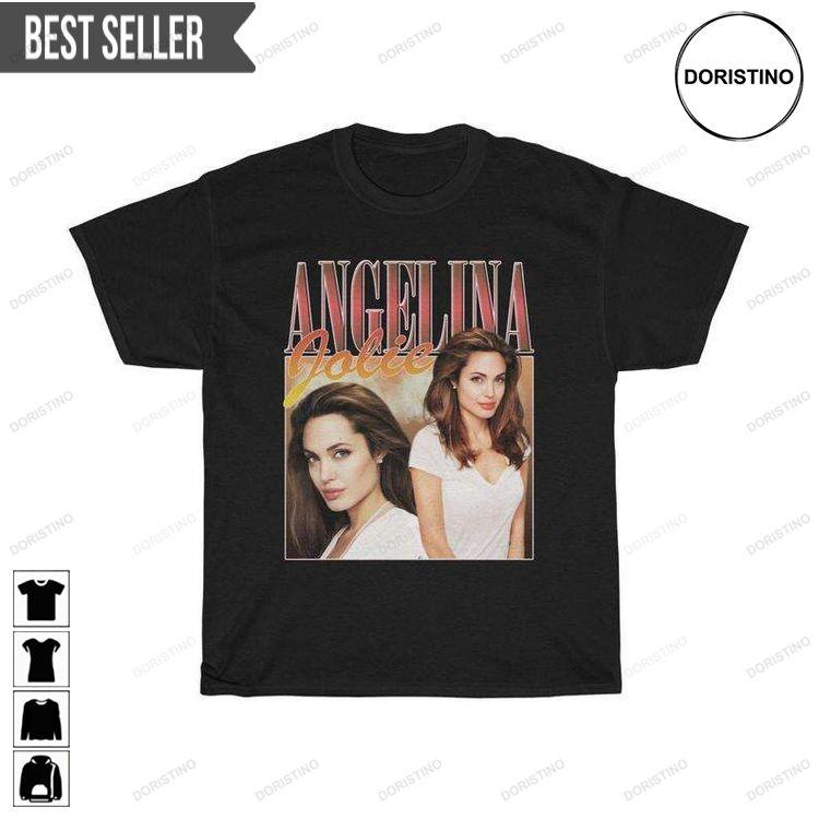 Angelina Jolie Vintage Unisex Doristino Limited Edition T-shirts