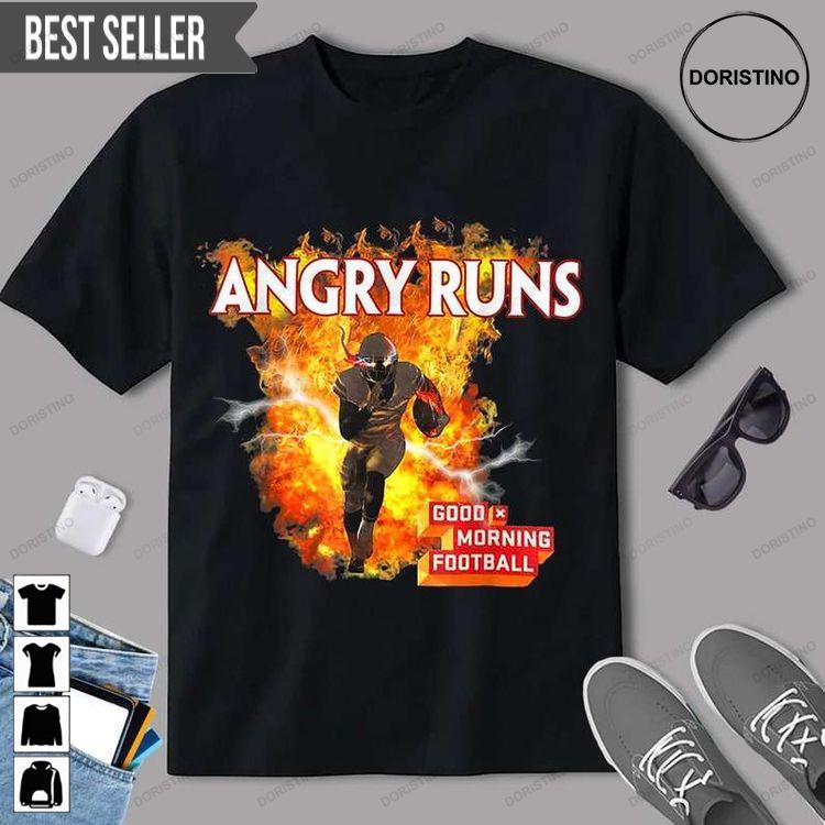 Angry Runs Good Morning Football Ver 2 Doristino Limited Edition T-shirts