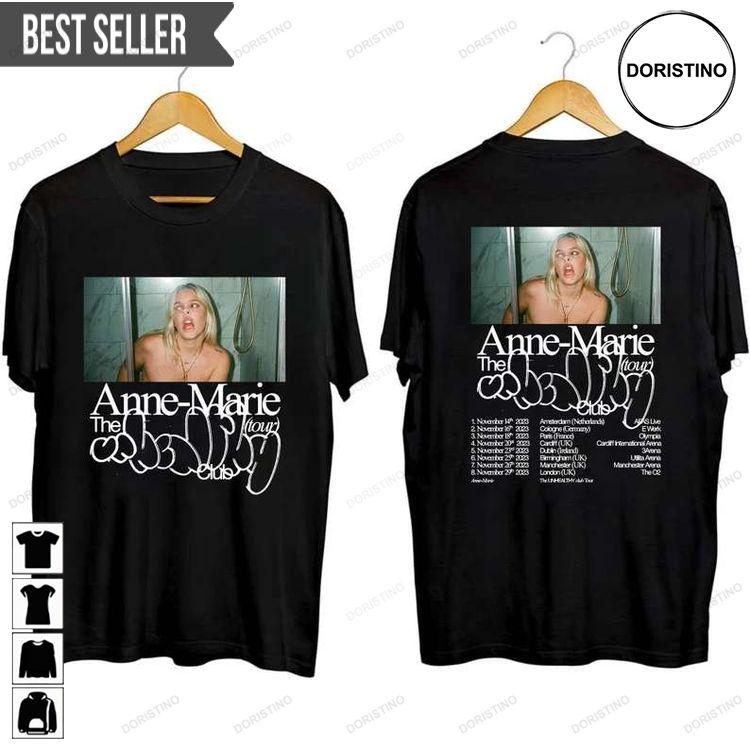 Anne-marie The Unhealthy Club Tour 2023 Short-sleeve Doristino Awesome Shirts