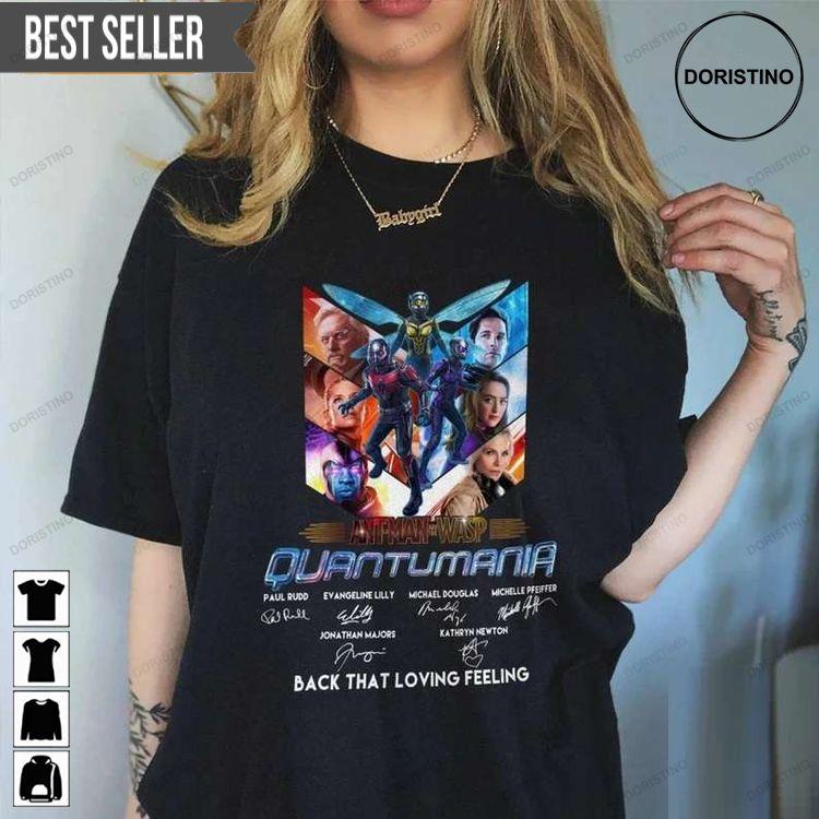 Ant Man 3 Ant-man And The Wasp Quantumania Marvel Movie Signatures Doristino Limited Edition T-shirts
