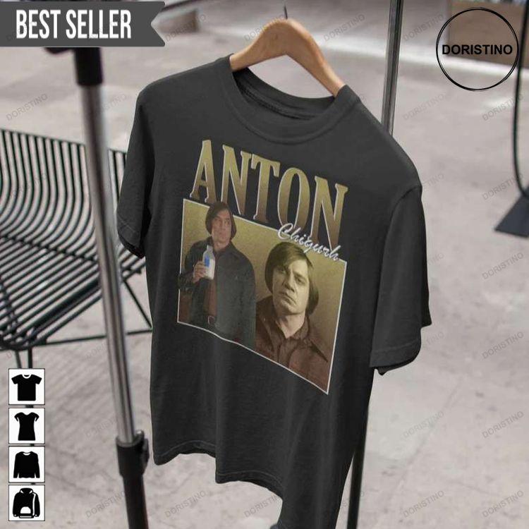 Anton Chigurh Villains No Country For Old Men Doristino Limited Edition T-shirts