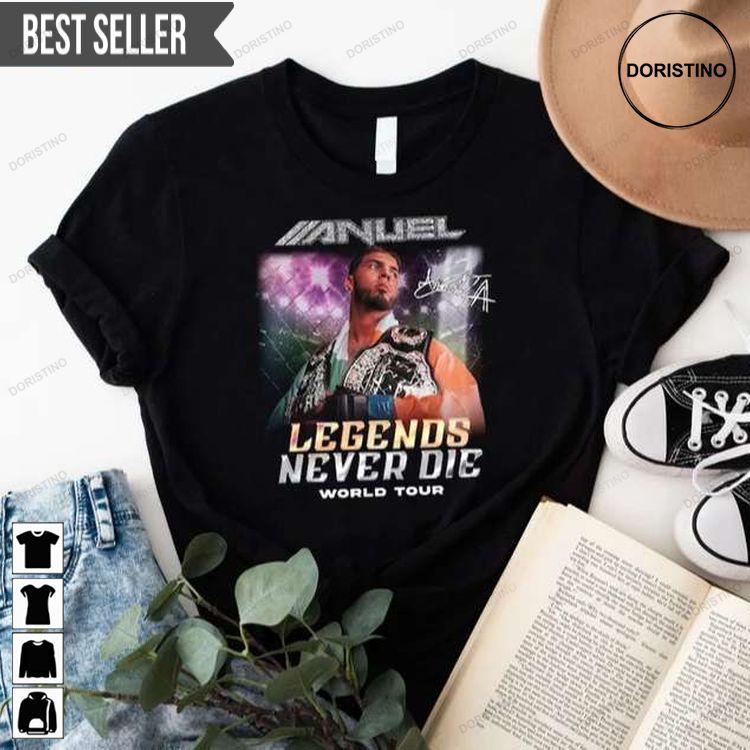 Anuel Aa Tour 2023 Country Music Short-sleeve Doristino Trending Style