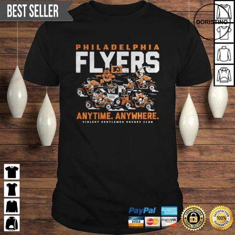 Anytime Anywhere Flyers Doristino Awesome Shirts