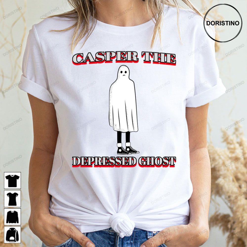 Depressed Ghost Casper 2 Doristino Sweatshirt Long Sleeve Hoodie