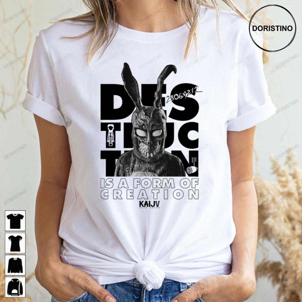 Destruction White Donnie Darko 2 Doristino Tshirt Sweatshirt Hoodie